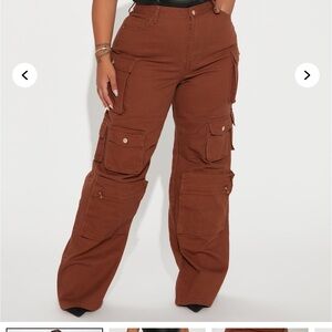 Brown Cargo Pants